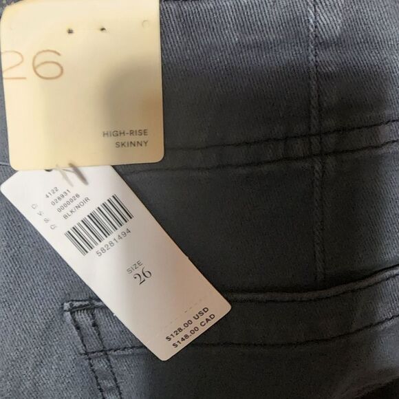 NWT Anthropolgie Pilcro High Rise High Waist Darted Cigarette Jeans Pants SZ 26 - Picture 12 of 15